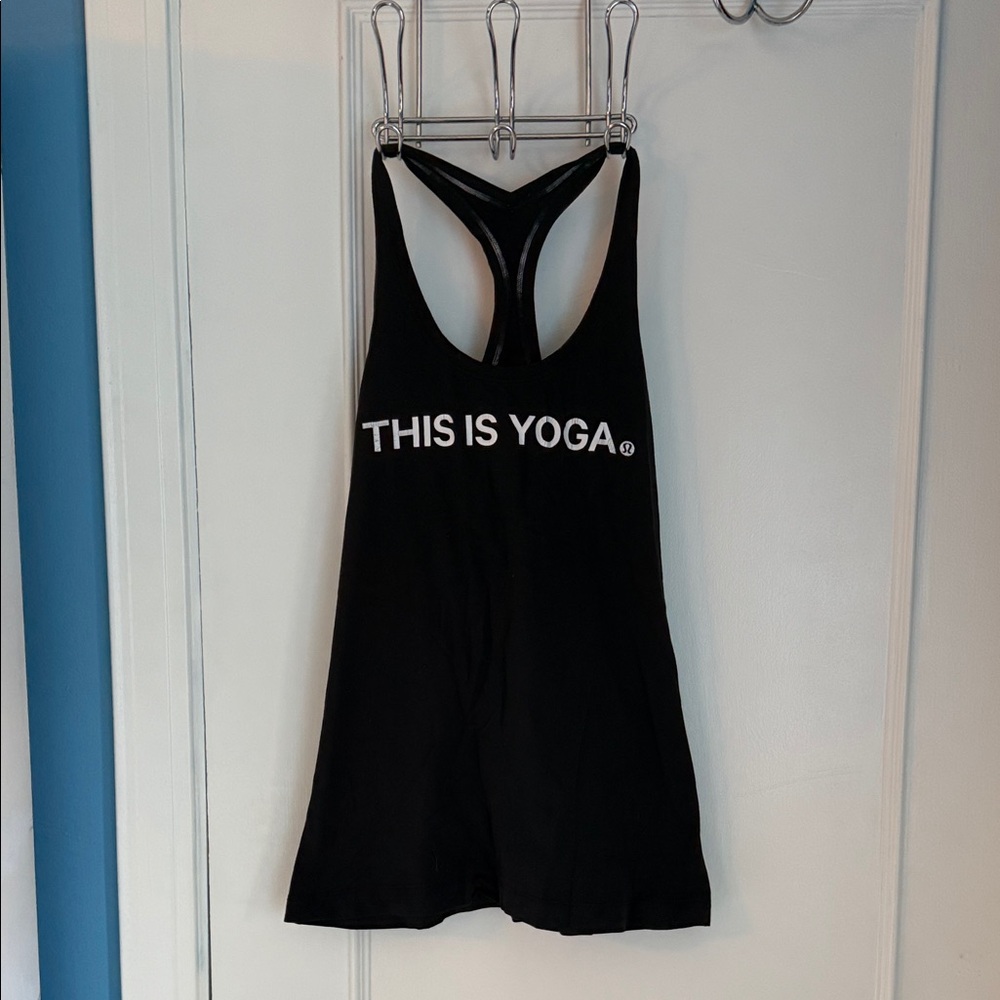 lululemon athletica Black Tank Top